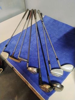 Various Classic Golf Club Wedges Drivers Putters
