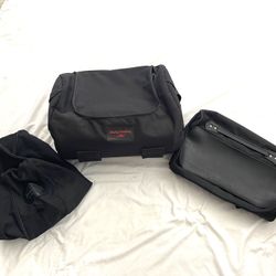 Never Used (Harley Davidson) “ Luggage) 3 Peace “SAC) Tour Bag, Tour Pack Bag & Large Second Seat Bag. Total retail is over $200.
