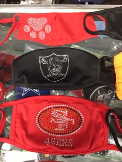 Face mask new design rhinestone