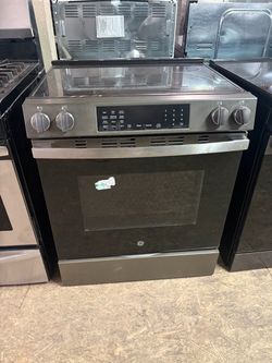 GE Electric Range ⚡ Air Fry, Convection, WiFi — Slate Finish