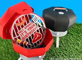Father’s Day 3D BBQ Grill Small Gift Holder