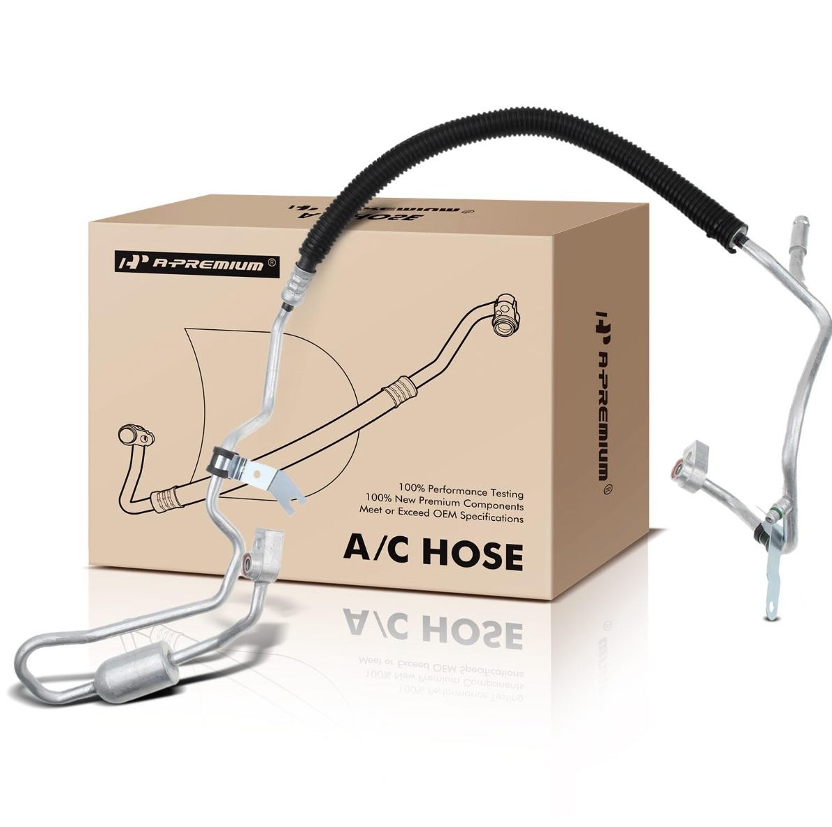 A-Premium A/C Discharge Line Hose Assembly Compatible with Ford Fusion 2013-2020 L4 1.5L 1.6L, Compressor to Condenser