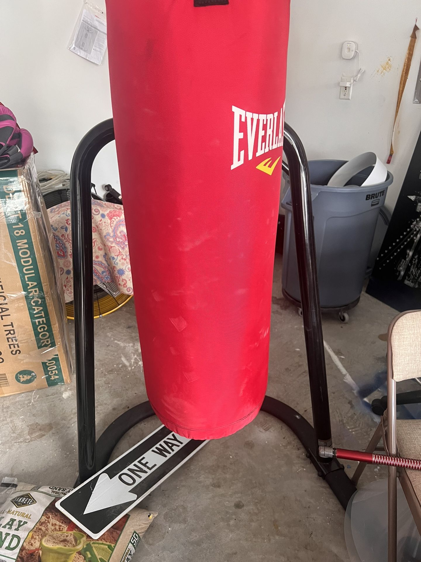 Punching Bag With 2 Sets Of Gloves