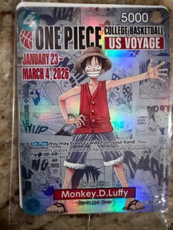 One piece trading card
