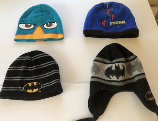 4 boys winter hats
