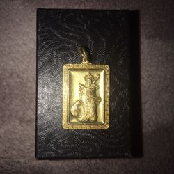 Guan Yu 24 Karat Gold Pendant 