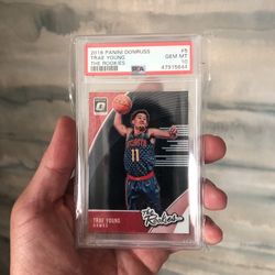2018 Panini Donruss Trae Young PSA10