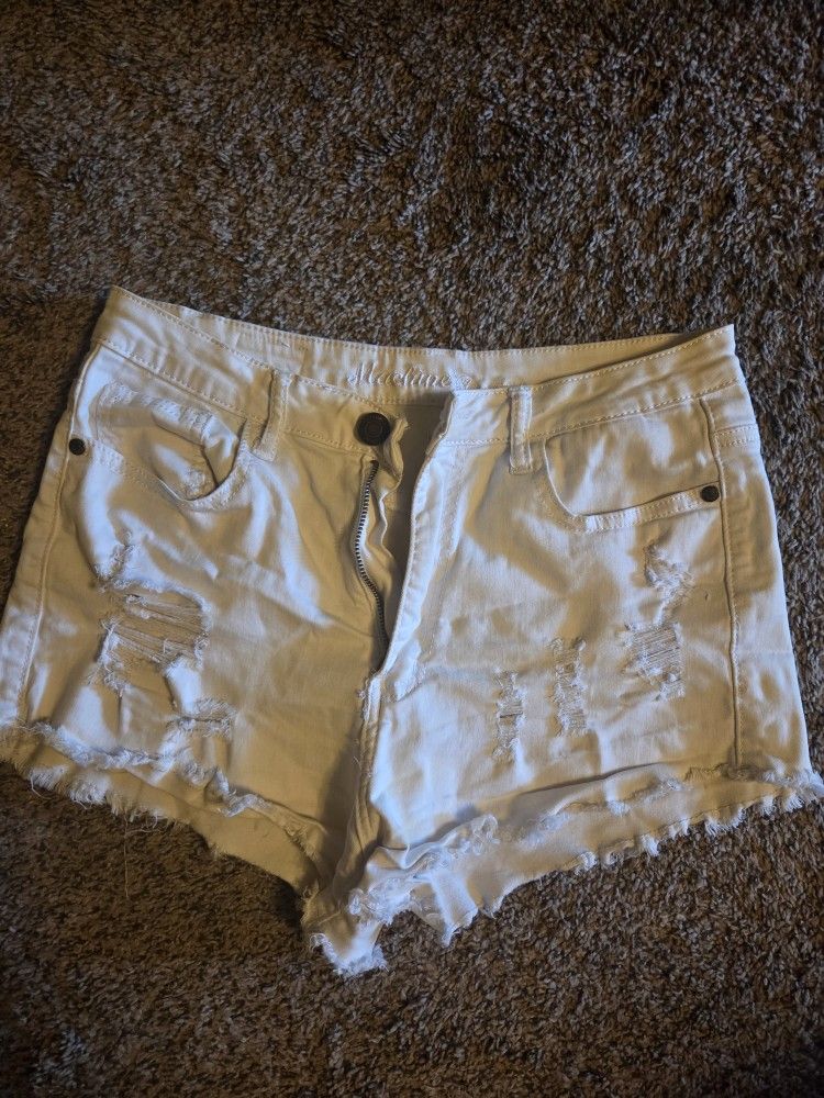 White Shorts