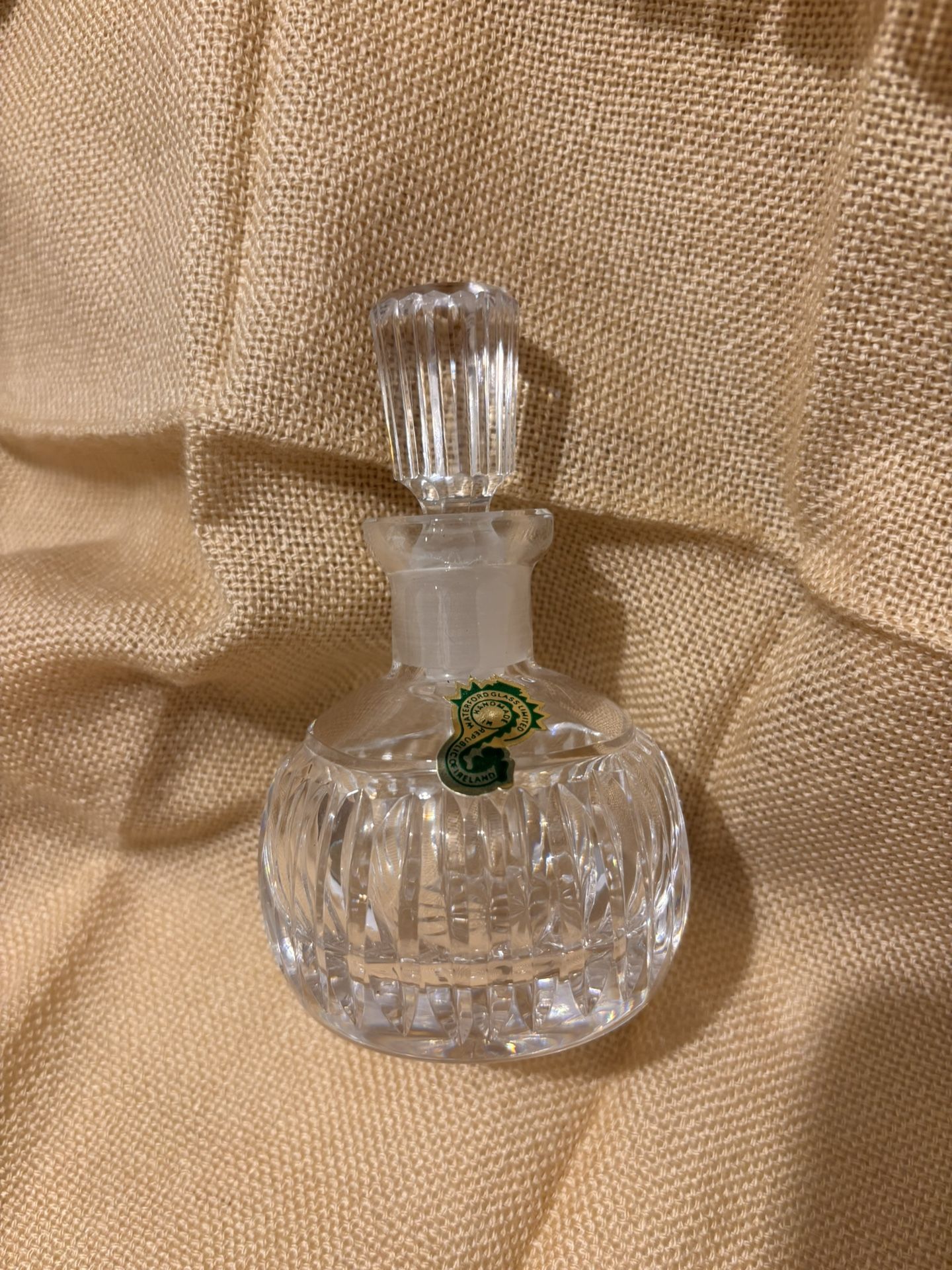 Vintage Waterford Crystal Perfume Bottle 