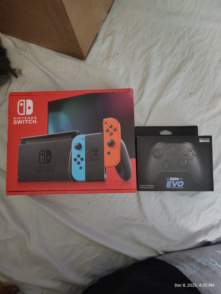 Brand New Nintendo Switch With Extra Controller