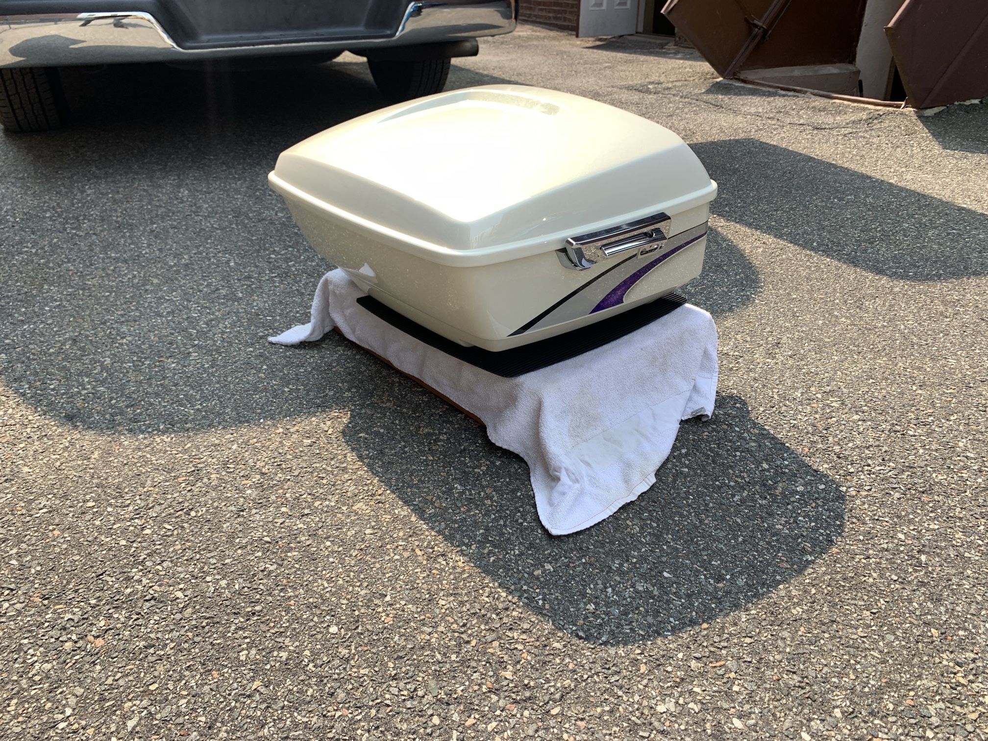 Chopped Tour Pack for Harley-Davidson touring cruiser bikes