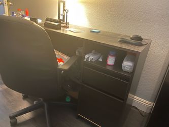 Computer desk & chair
