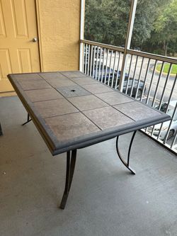 Patio table