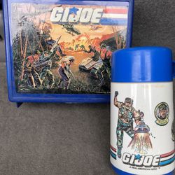 Vintage GI Joe Lunchbox With Thermos 