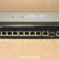 Linksys by Cisco SRW208P 8-port 10/100 Ethernet Switch