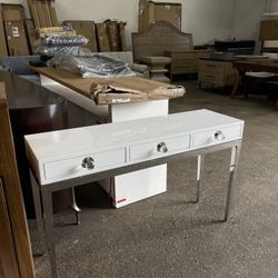 Channing Three-Drawer Console