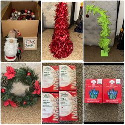HUGE CHRISTMAS DECOR LOT 