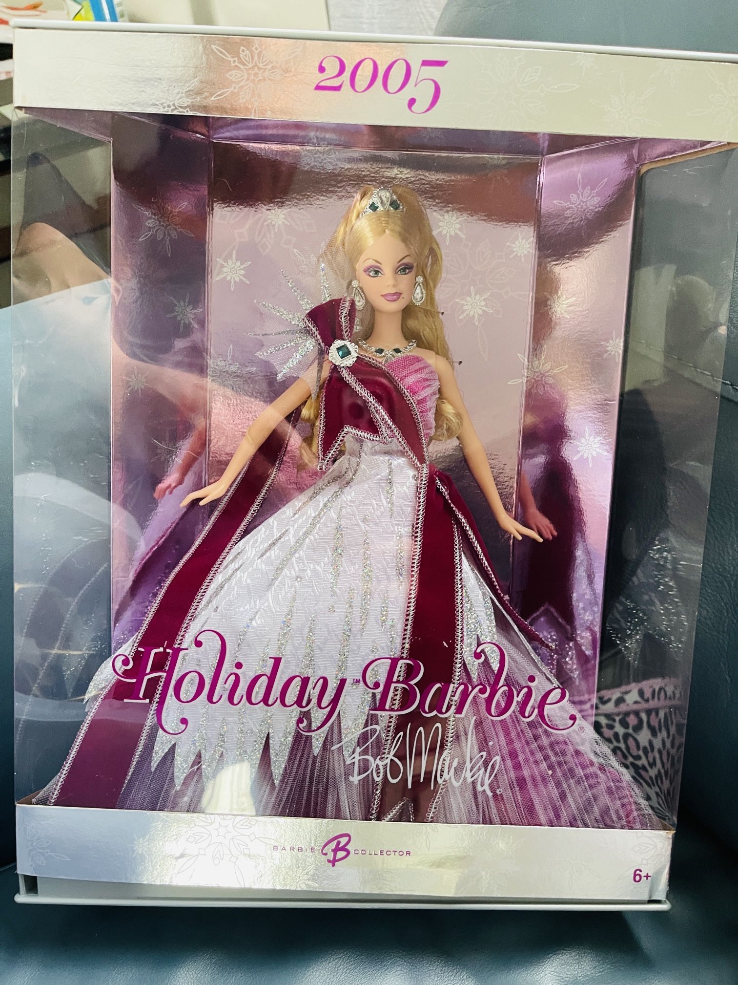 2005 Holiday Barbie Doll, designed by Bob Mackie