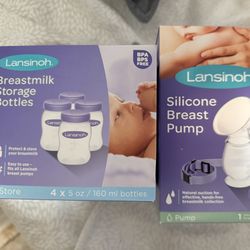 Brand New Breast Pump/storage Bottles 