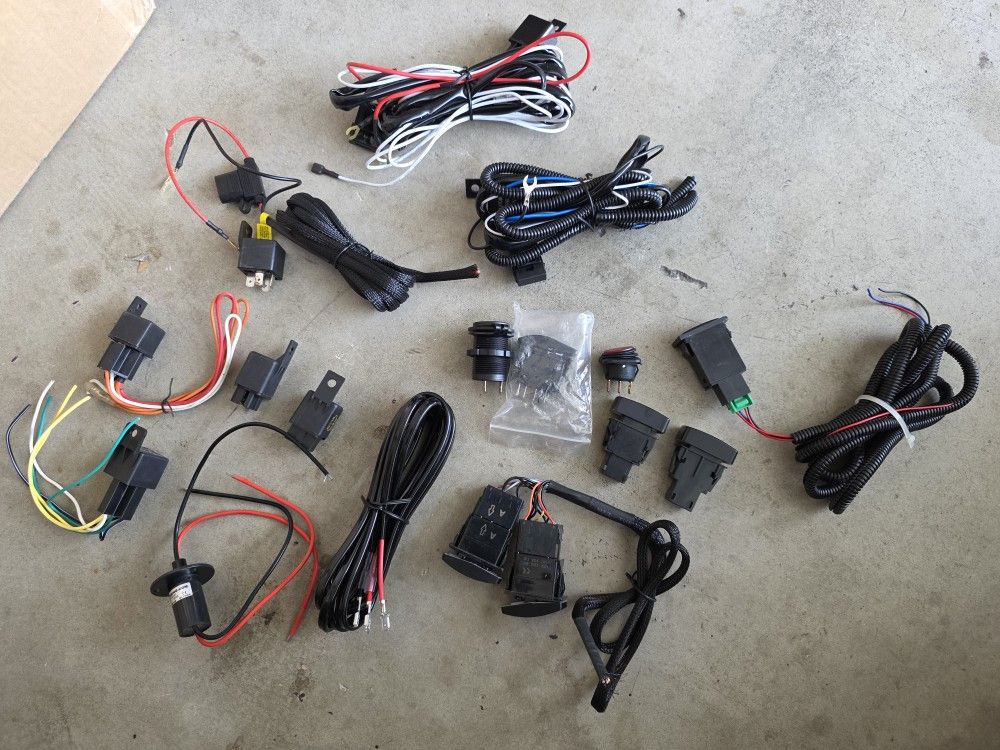 Wire Harness Switch Relay Foglights Running Lights