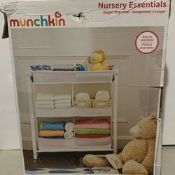 Munchkin Nursery Essentials Diaper Organizer NEW
