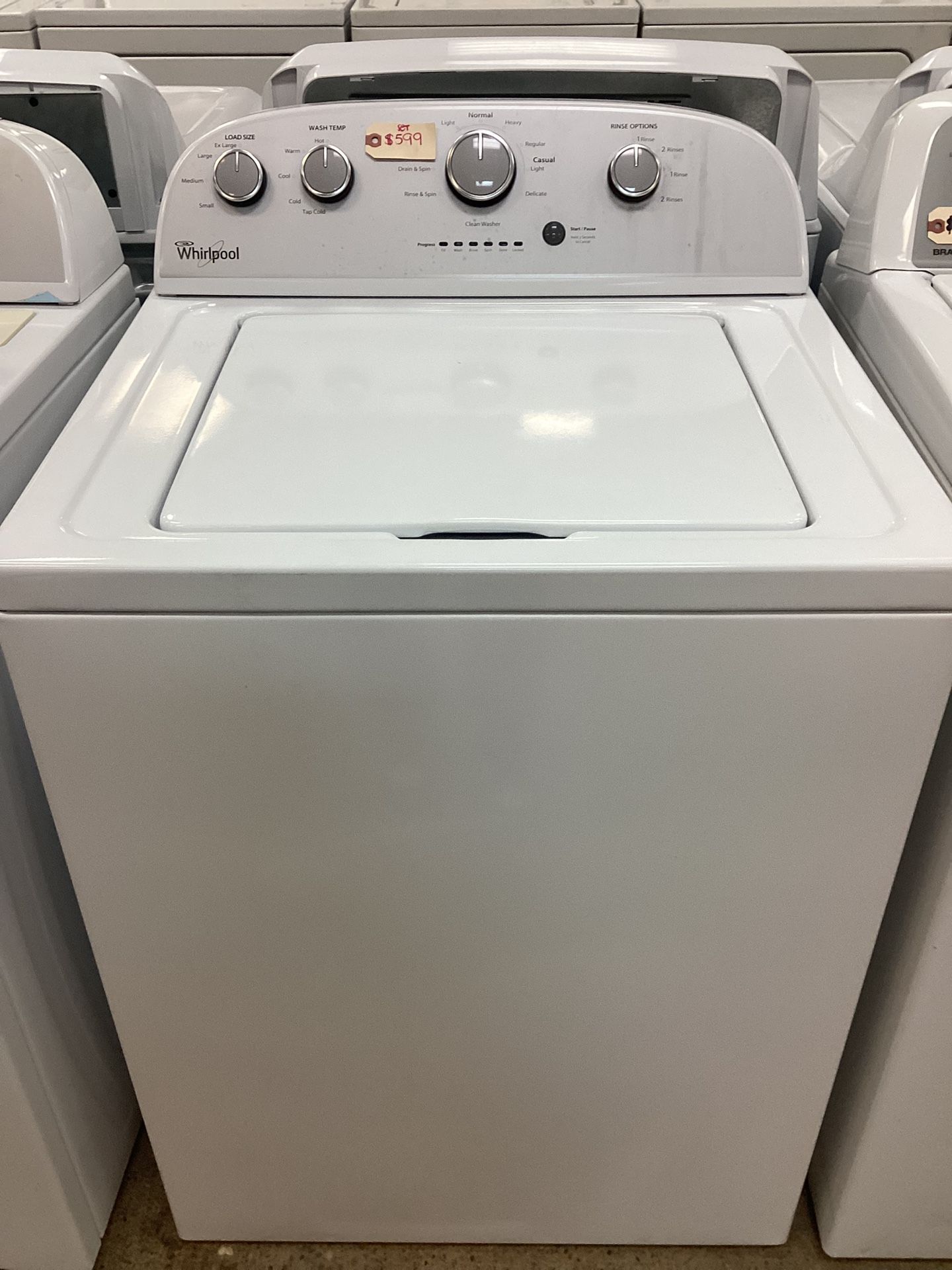 Whirlpool Top Load Washer And Electric Dryer Used Set