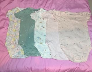 Baby Girl 5-Pack  Multipack Bodysuits 18 m