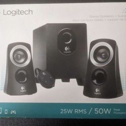 Logitech Z313 2.1 Speaker System + Logitech Bluetooth Audio Adapter