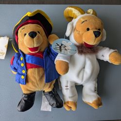 Disney Winnie The Pooh Bean Bag Plush NWT