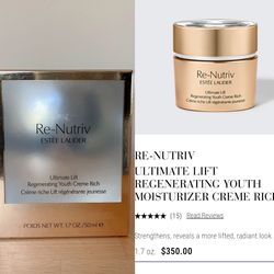 Estee Lauder Re-Nutriv Ultimate Lift 50ml - Regenerating Youth Creme Rich
