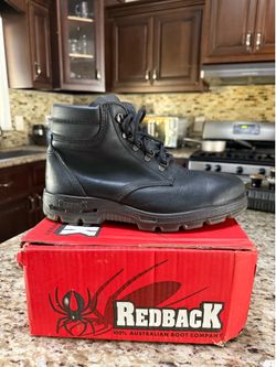 Red Back work boots size 10 1/2