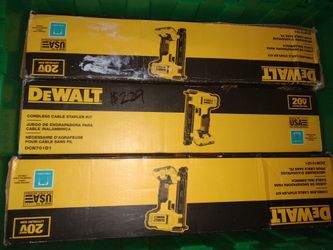 DEWALT 20V XR CABLE STAPLER KIT
