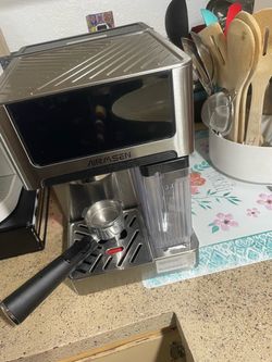 Espresso maker with extras