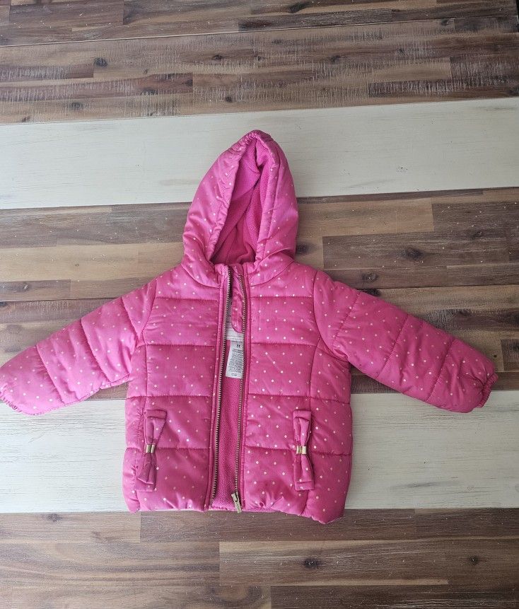 Carter's Toddler Puffer Coat Sz 3T