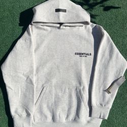 Essentials Fear Of God Hoodie Light oatmeal Sizes M 