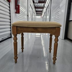 Wooden Upholstered Stool