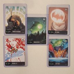 HRO DC Chapter 2 Complete Set Uncommon Objects Unscanned 5 Cards
