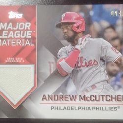 Andrew McCutchen 2022 Topps Major League Material /199