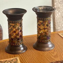 Partylite Candle Holders 9”