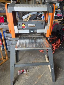 13" Ridgid Planner with stand