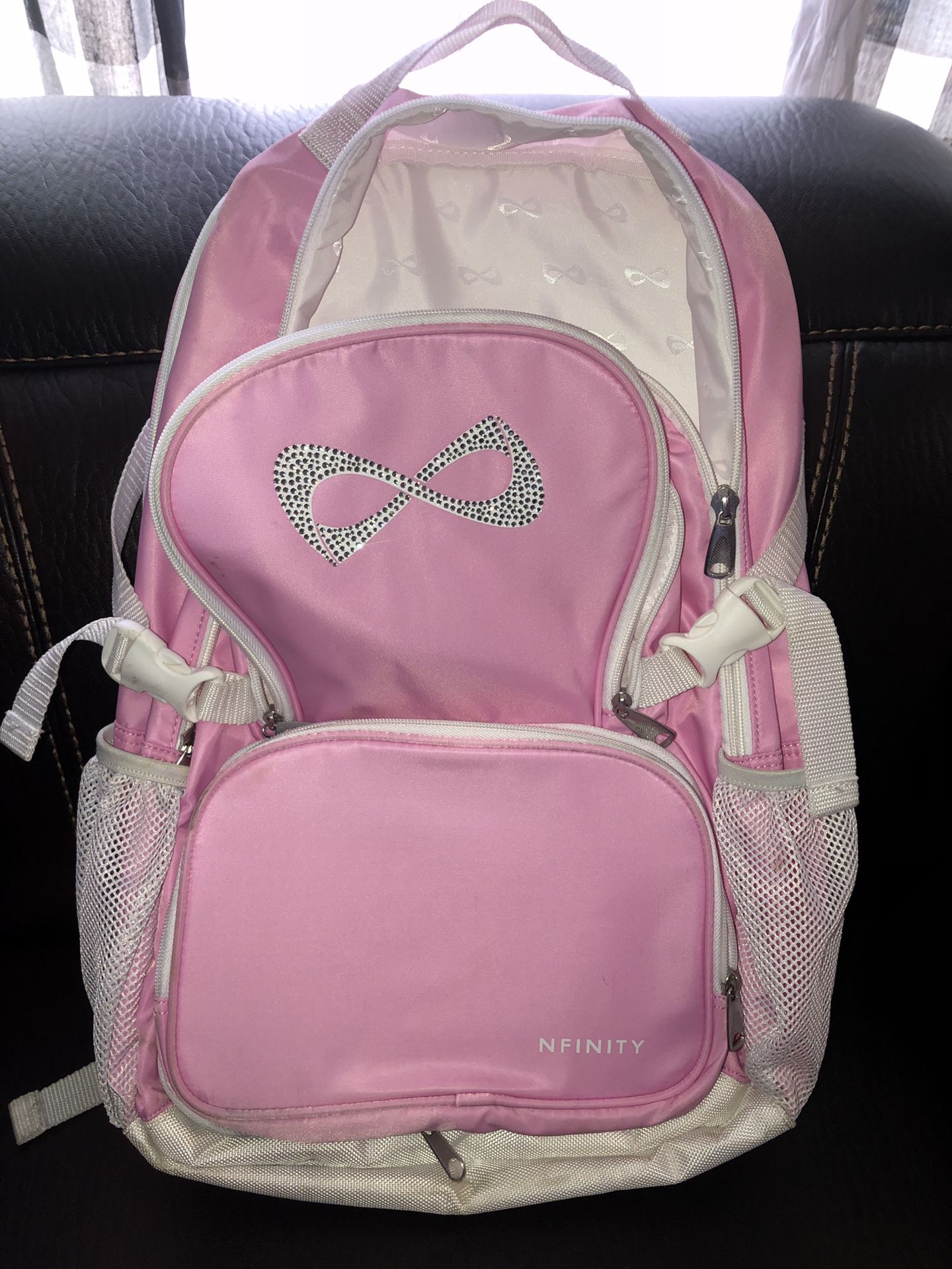 Pink Infinity Cheer Backpack for Sale in Lakeside, CA - OfferUp
