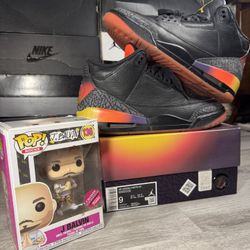 Size 9 - J. Balvin x Nike Air Jordan 3 Retro Rio Excellent Conditon
