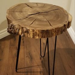 Live Edge Side Table