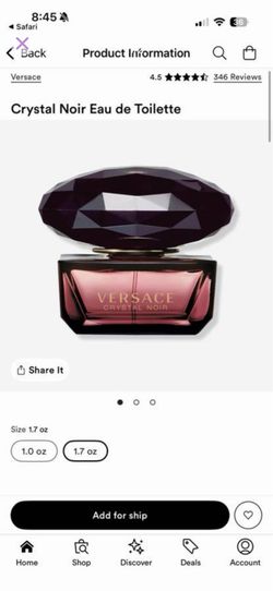 Versace Noir perfume