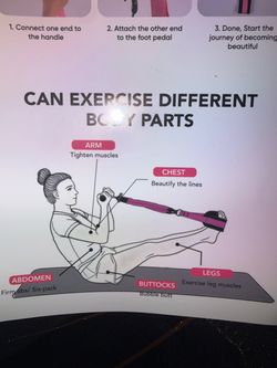 Resistance Band Exercise Set with Foot Pedal