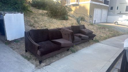 Free large l shape couch