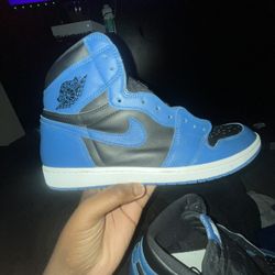 Jordan 1 Retro High OG (Dark Marina Blue) Used Once