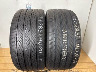 2 tires 285 40 20 Bridgestone turanza ls100