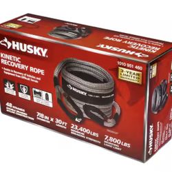 HUSKY 7/8 in. x 30 ft. 23400 lbs. Kinetic Recovery Rope