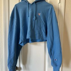 Two Cropped Hoodies Adidas And Champion